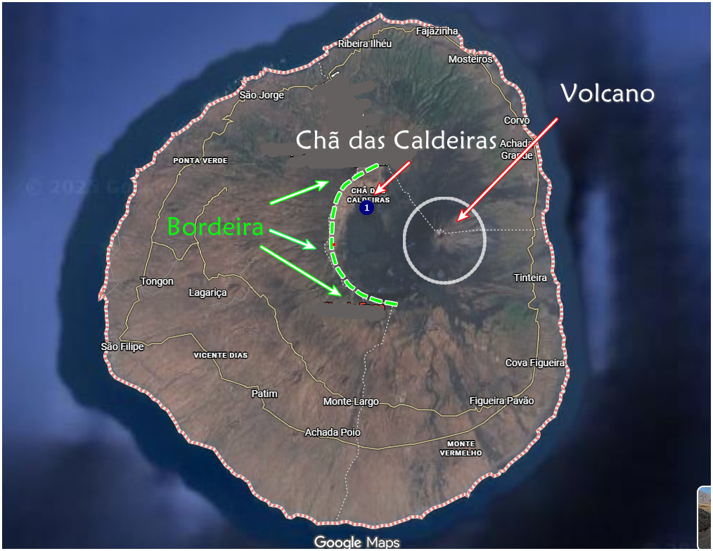 The caldeira of Fogo island