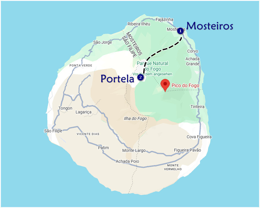 Caldeira Rim to Mosteiros Trail