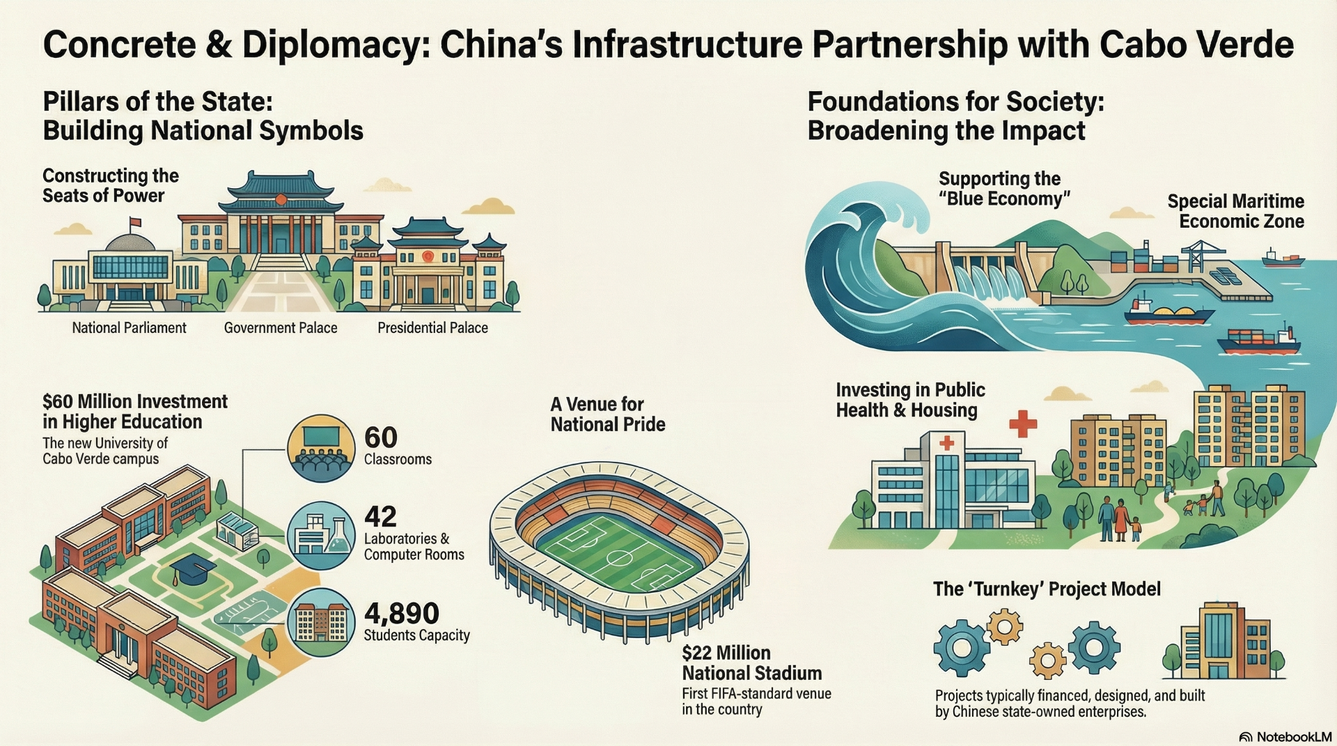 China Cooperation with Cabo Verde ---> Infographic by CaboVerdeExpert.com